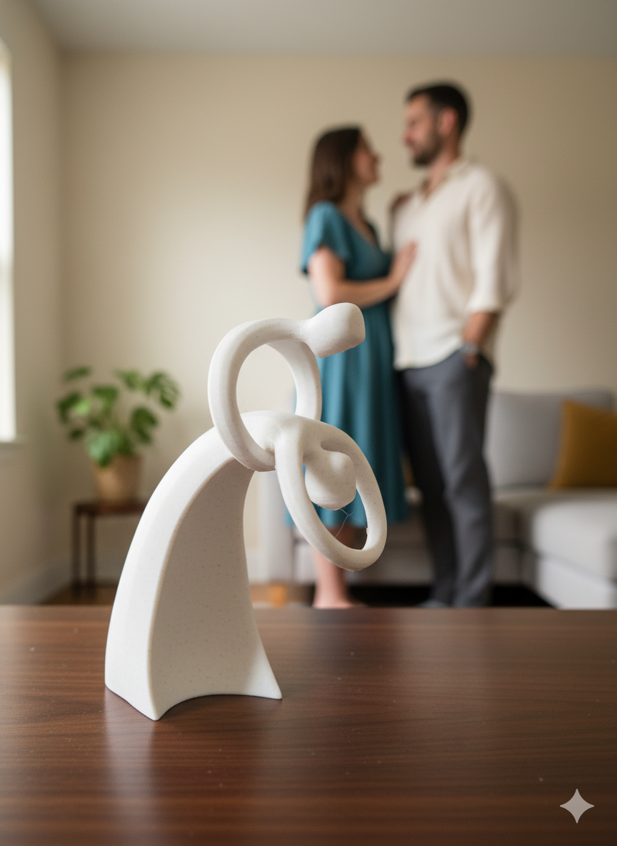 Eternal Union – Minimalist Abstract Sculpture