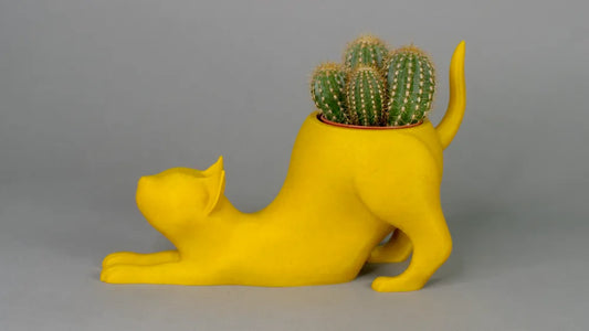 Cat Planter – 3D Printed Succulent & Small Plant Holder