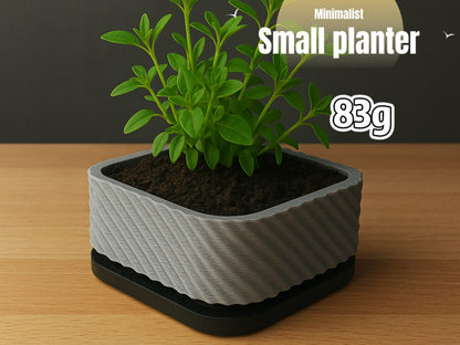Small Planter – 3D Printed Mini Plant Holder