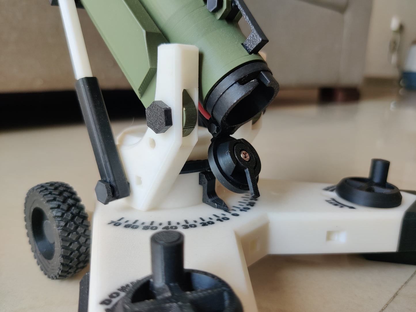 Artillery Turret — Moving Recoil Shooter (Mechanical Kit)