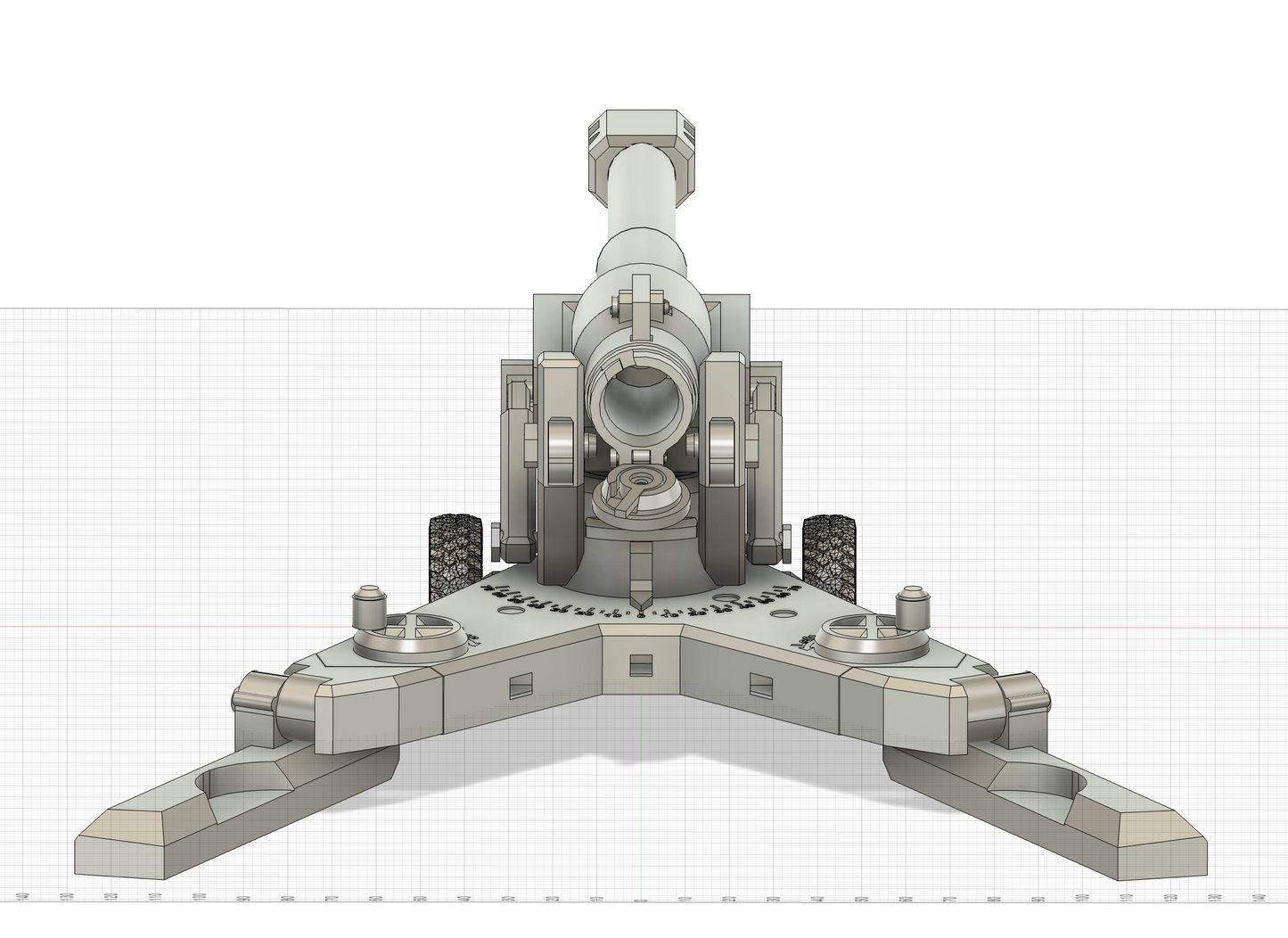 Artillery Turret — Moving Recoil Shooter (Mechanical Kit)
