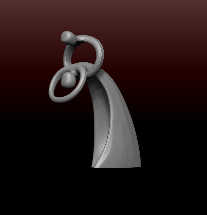 Eternal Union – Minimalist Abstract Sculpture