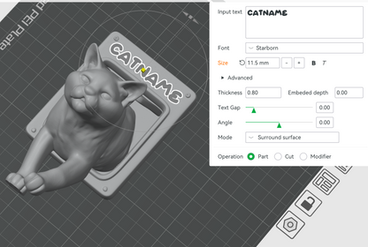 Pepito the Cat – Customizable Cat Door Sculpture