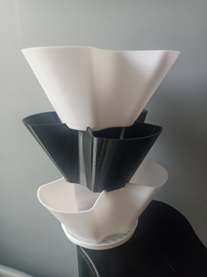 Strawberry Planter Pot – 3D Printed Vertical Flower Planter