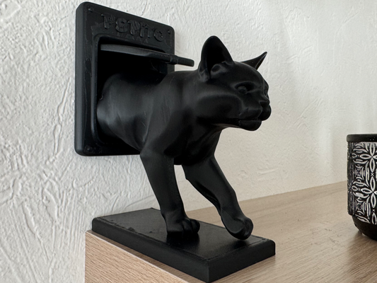 Pepito the Cat – Customizable Cat Door Sculpture
