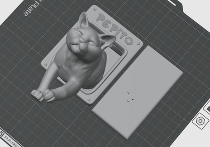 Pepito the Cat – Customizable Cat Door Sculpture