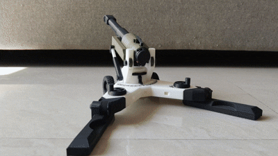 Artillery Turret — Moving Recoil Shooter (Mechanical Kit)