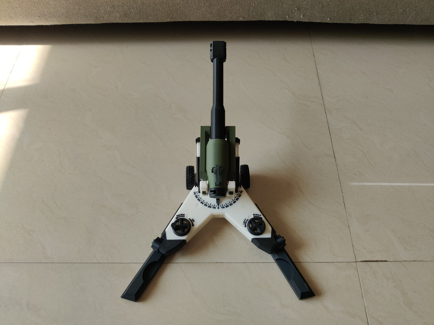 Artillery Turret — Moving Recoil Shooter (Mechanical Kit)