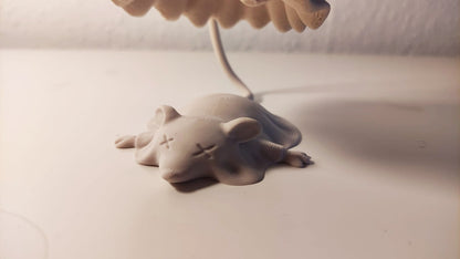 Floating Ghost Cat Illusion