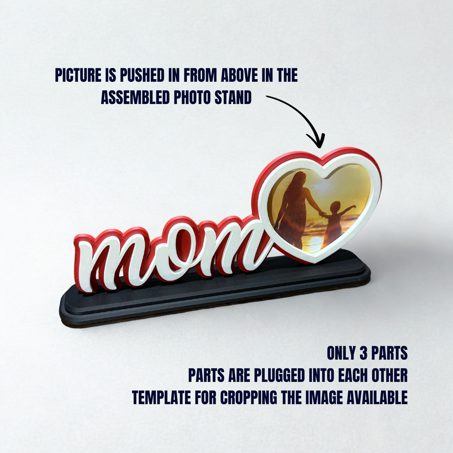Photo Frame – Mother’s Day “Mom with Heart” Edition