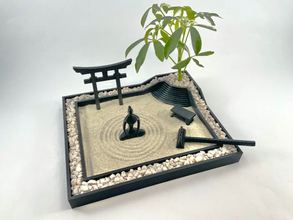 Zen Garden with Planter & Accessories