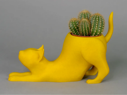 Cat Planter – 3D Printed Succulent & Small Plant Holder