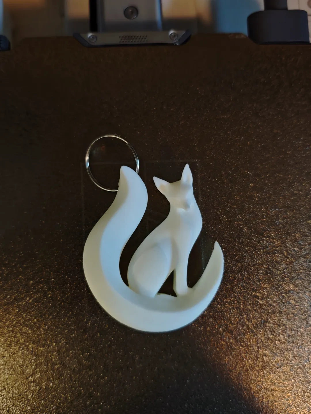 Fox Duo Set – Phone Stand & Keychain